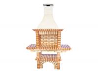 Ref. 133 - 150 cm x 75 cm x 220 cm, CxLxA | Grelhador 60 cm x 40 cm, CxL